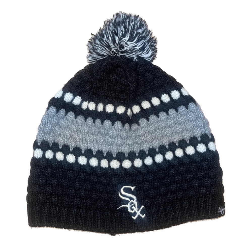 White Sox Pom-Pom Beanie